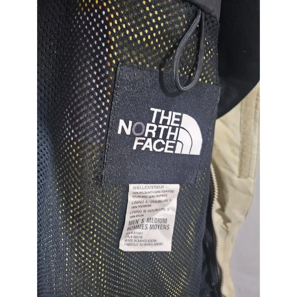 RARE Vintage 90s The North Face TNF Sand Gore-Tex Mountain Light Jacket Size M